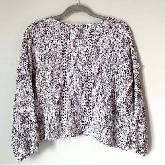 618 woven cropped sweater - Picture 4 of 5